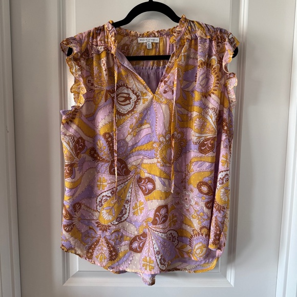 Maison d’Amelie Floral Paisley Women's Blouse - Picture 1 of 4